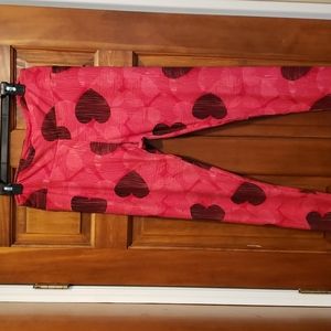 LulaRoe Tall and Curvy Heart Leggings